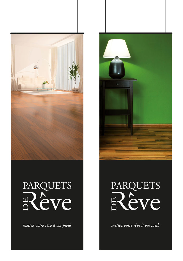 affiche kakemono support de communication imprimé