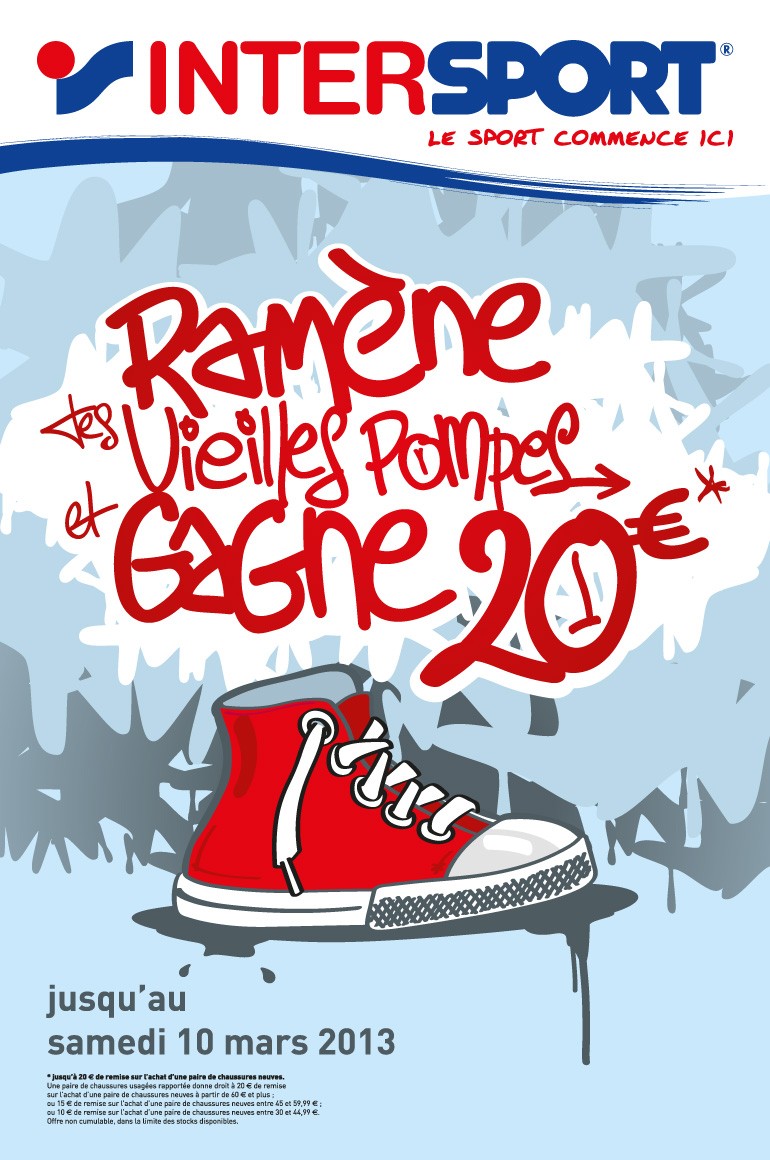 Affiche magasin de sport