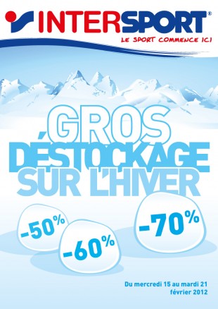 Affiche soldes magasin de sport