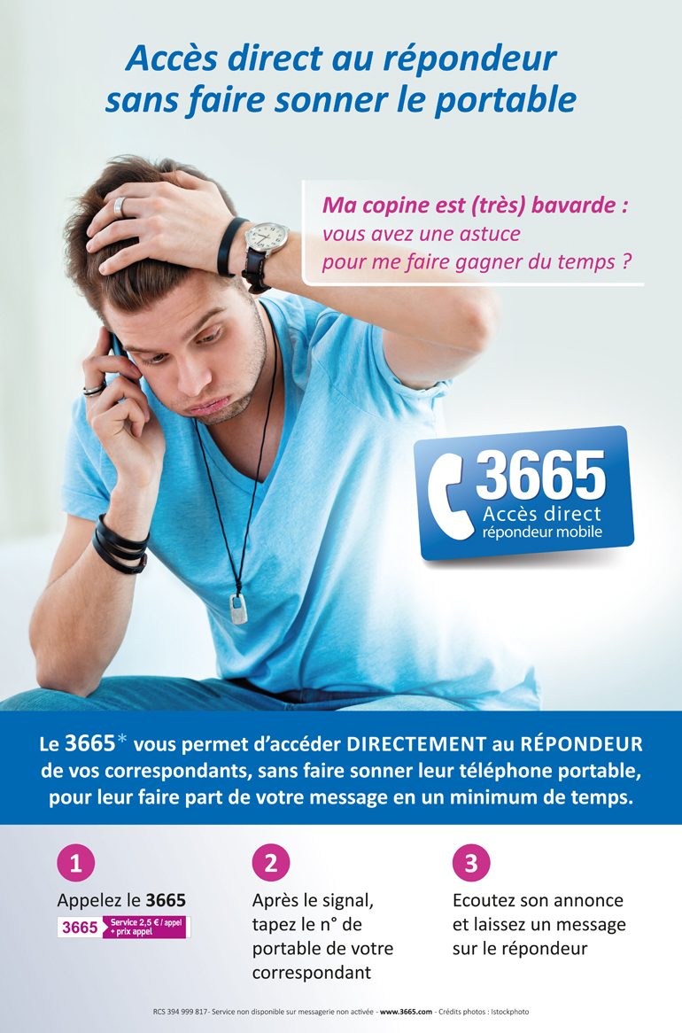 Affiche pour une entreprise de télécommunication