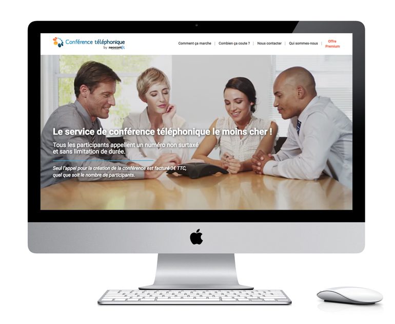 Webdesign pour une entreprise de télécommunication