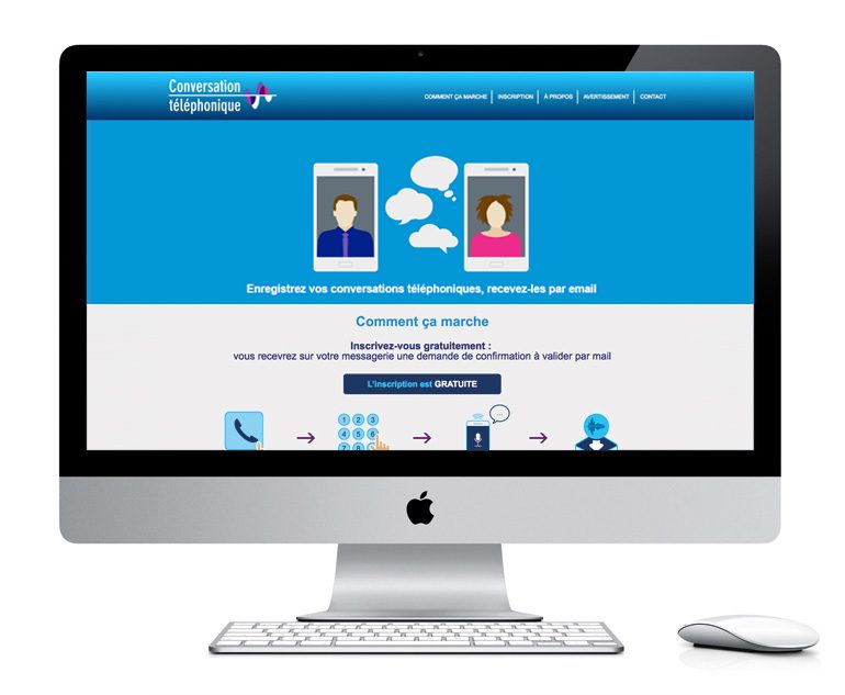 Webdesign pour une entreprise de télécommunication