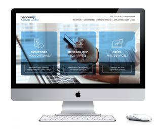 Webdesign pour un service de télécommunication