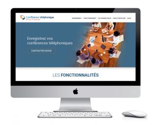 Webdesign pour un service de télécommunication