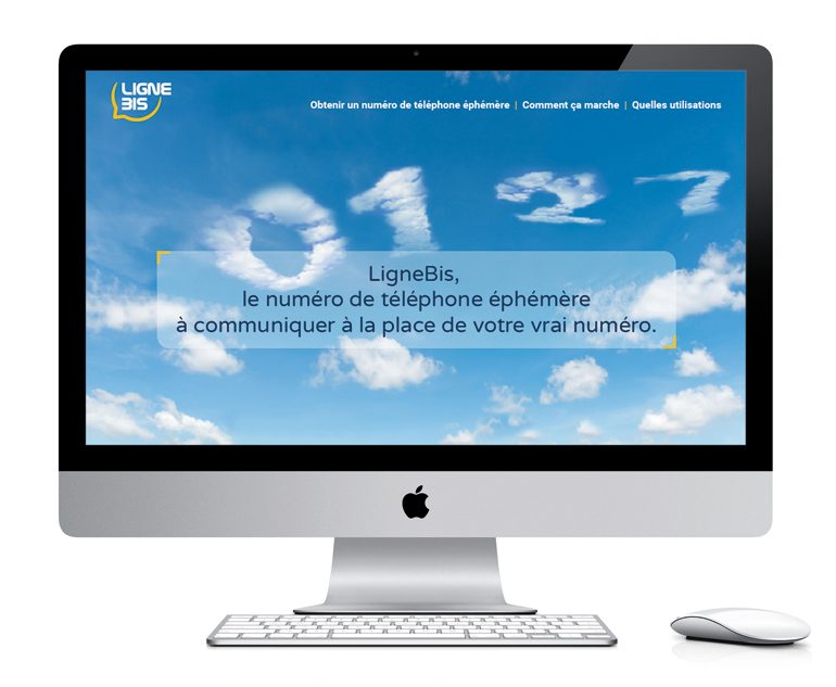 Webdesign pour un service de télécommunication