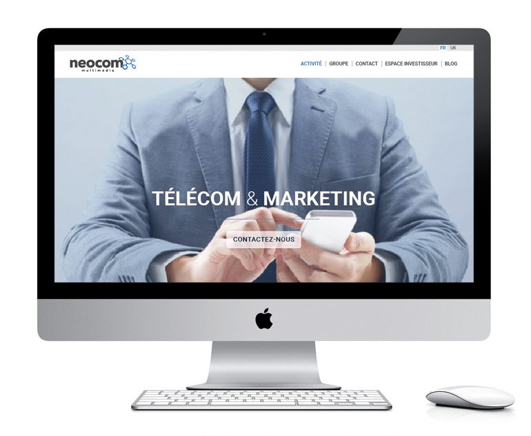 Webdesign pour un service de télécommunication