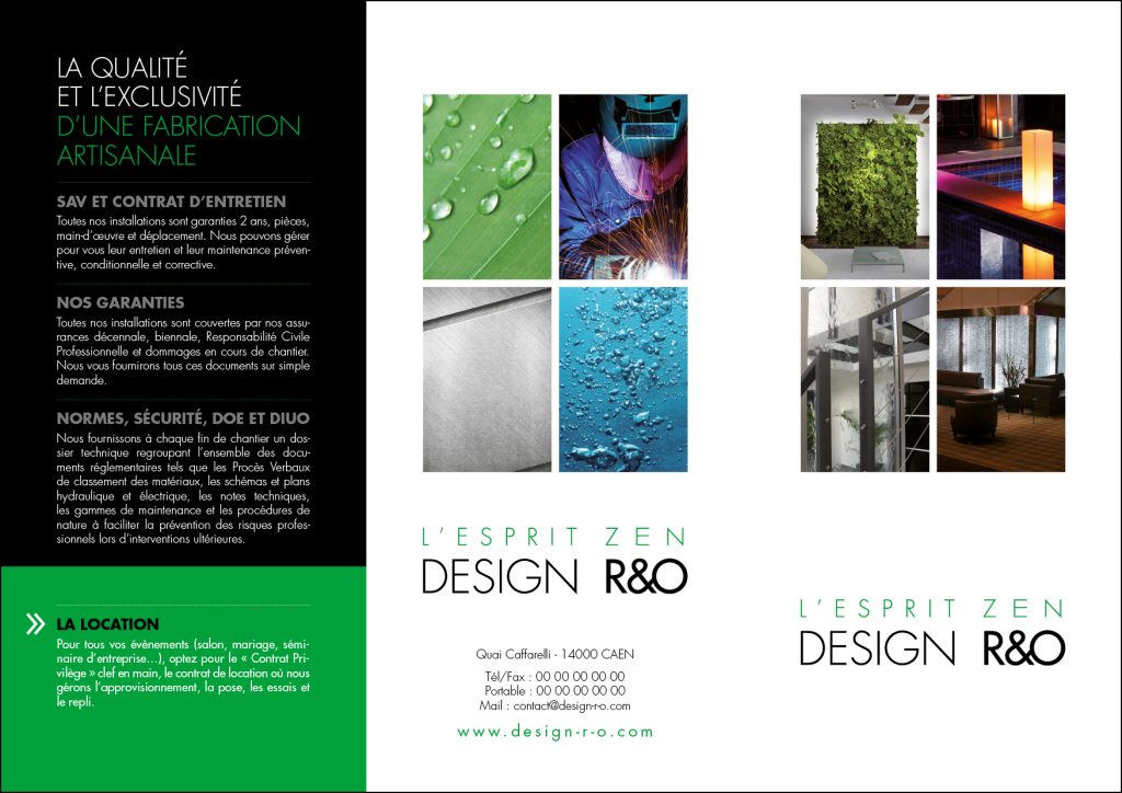 dépliant trois volets recto