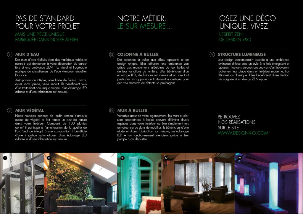 dépliant trois volets verso