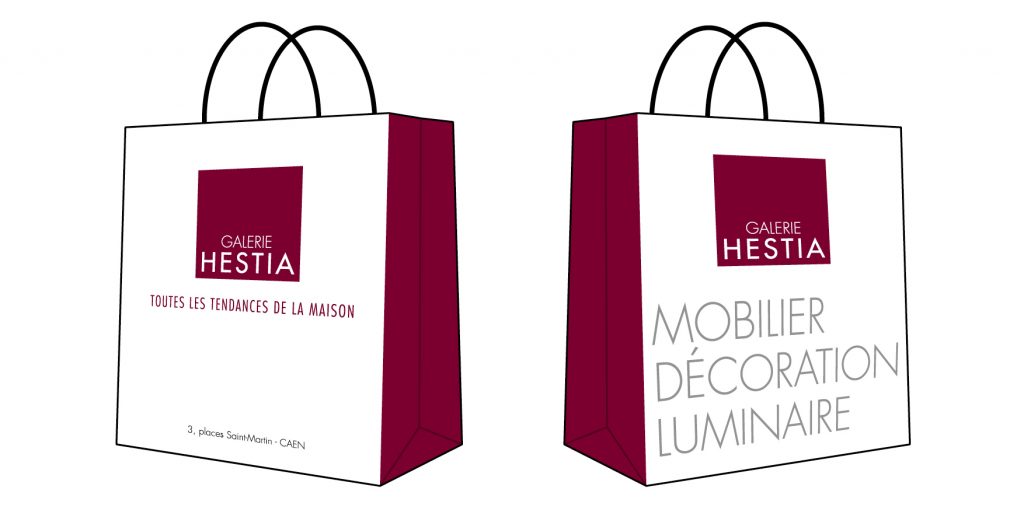 identité visuelle charte graphique sac poche