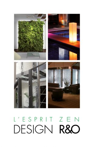 Plaquette pour une entreprise spécialisée dans l’aménagement intérieur