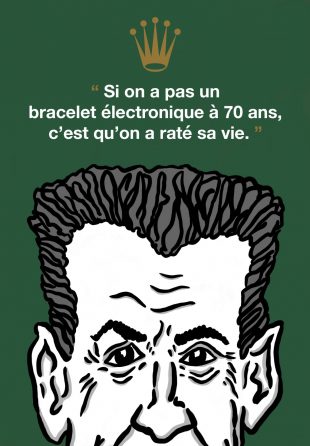 illustration Sarkozy Bracelet Rolex