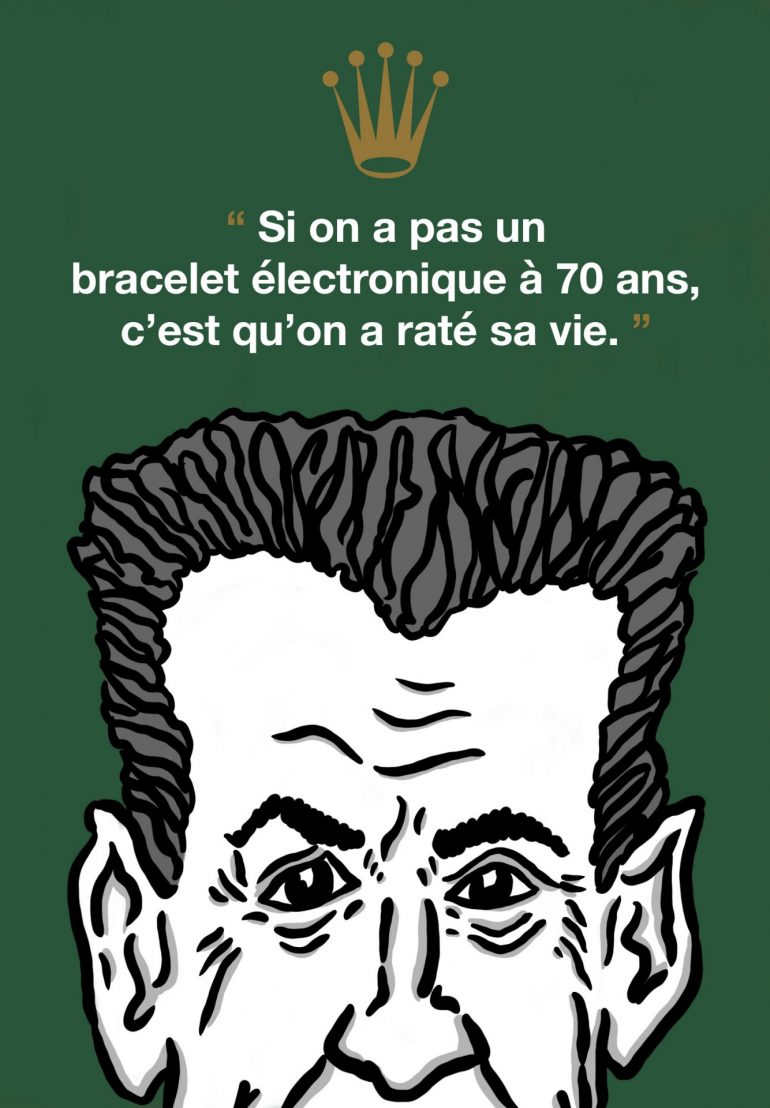 illustration Sarkozy Bracelet Rolex